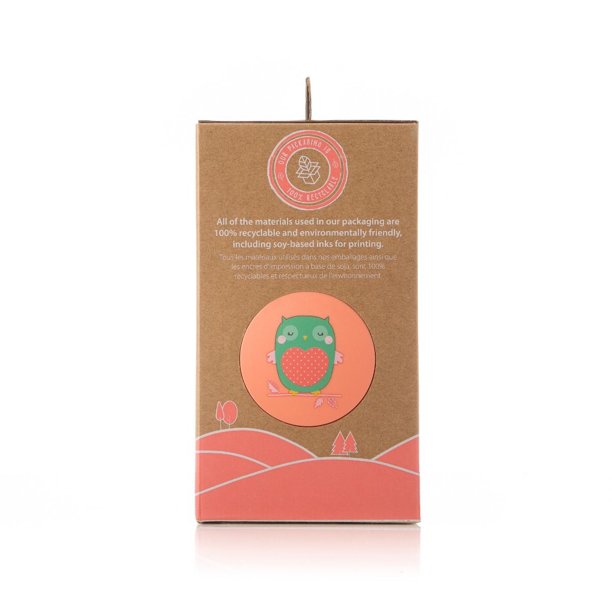 Olive the Owl Wired Headphones Pink