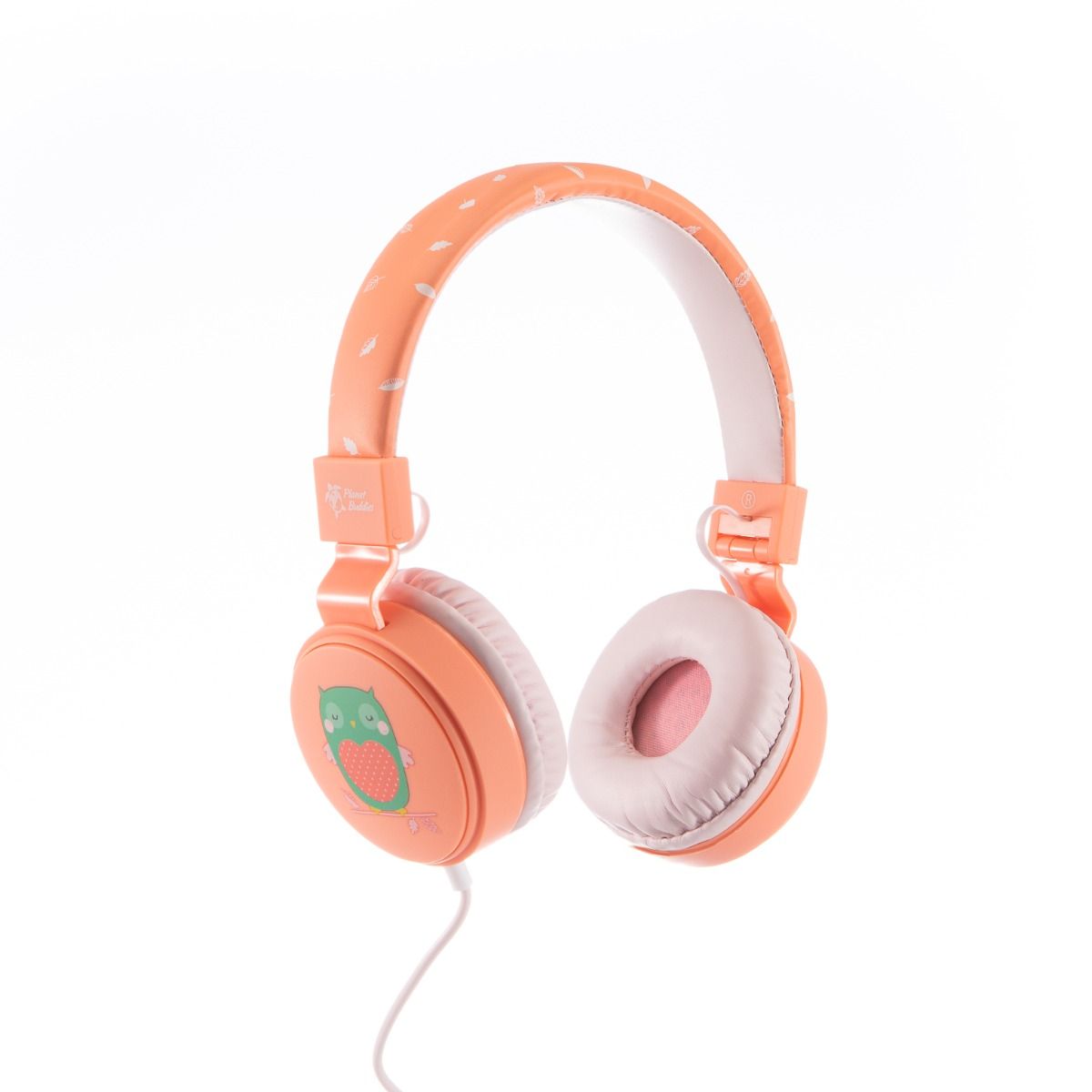 Olive the Owl Wired Headphones Pink