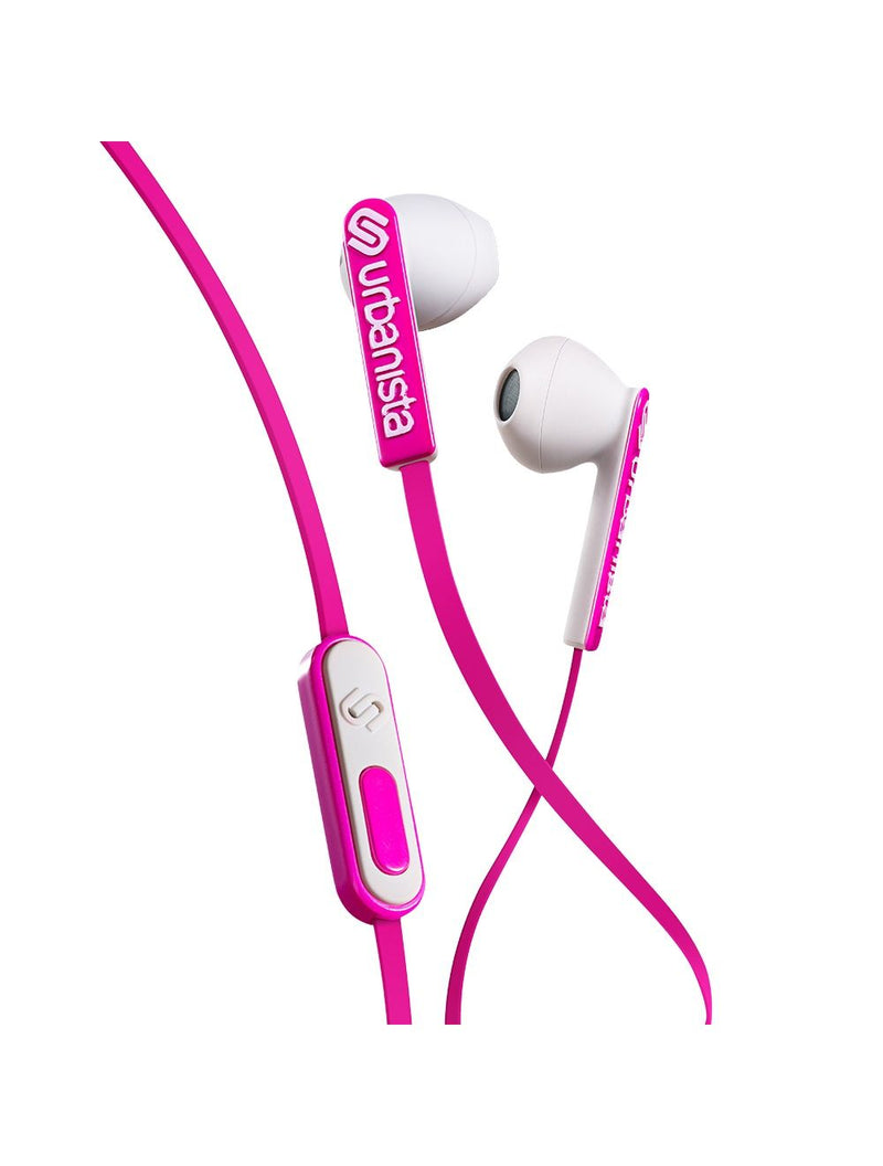 San Francisco Wired Headphones Pink