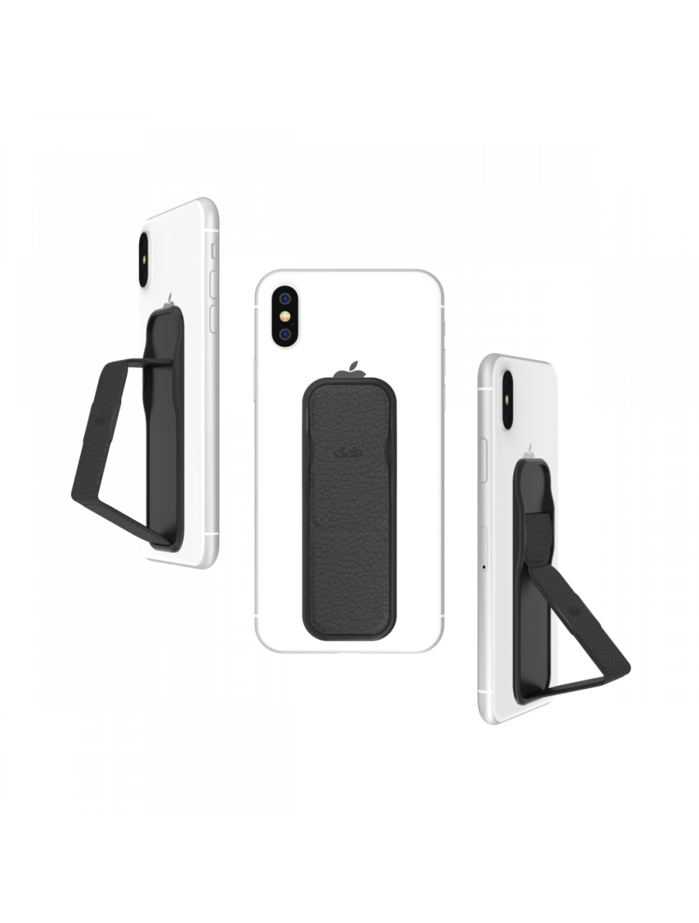 Universal Foundation Phone Stand & Grip - Black