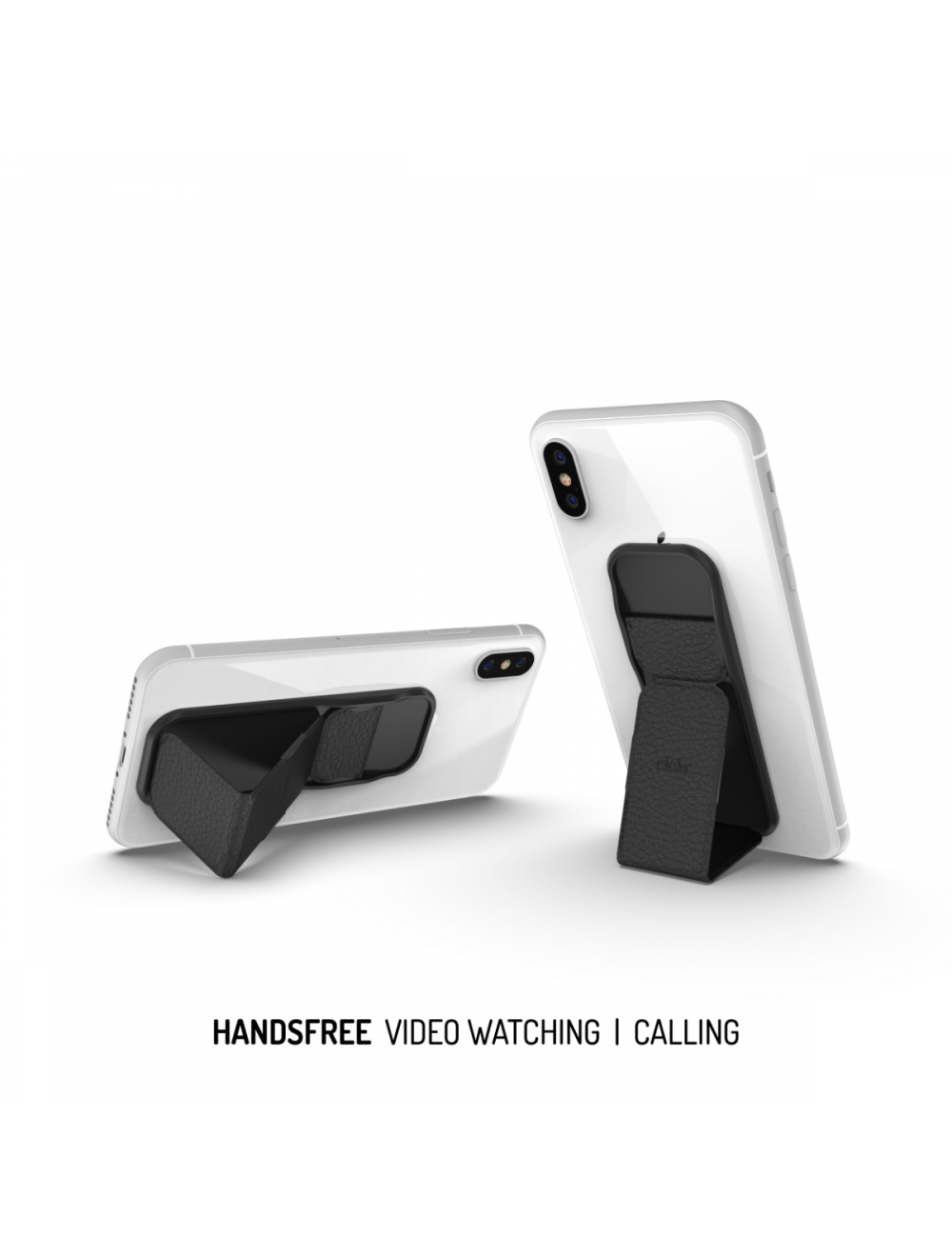 Universal Foundation Phone Stand & Grip - Black