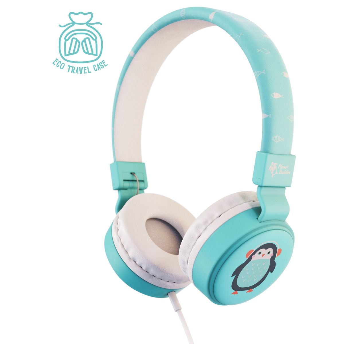 Pepper the Penguin Wired Headphones Blue