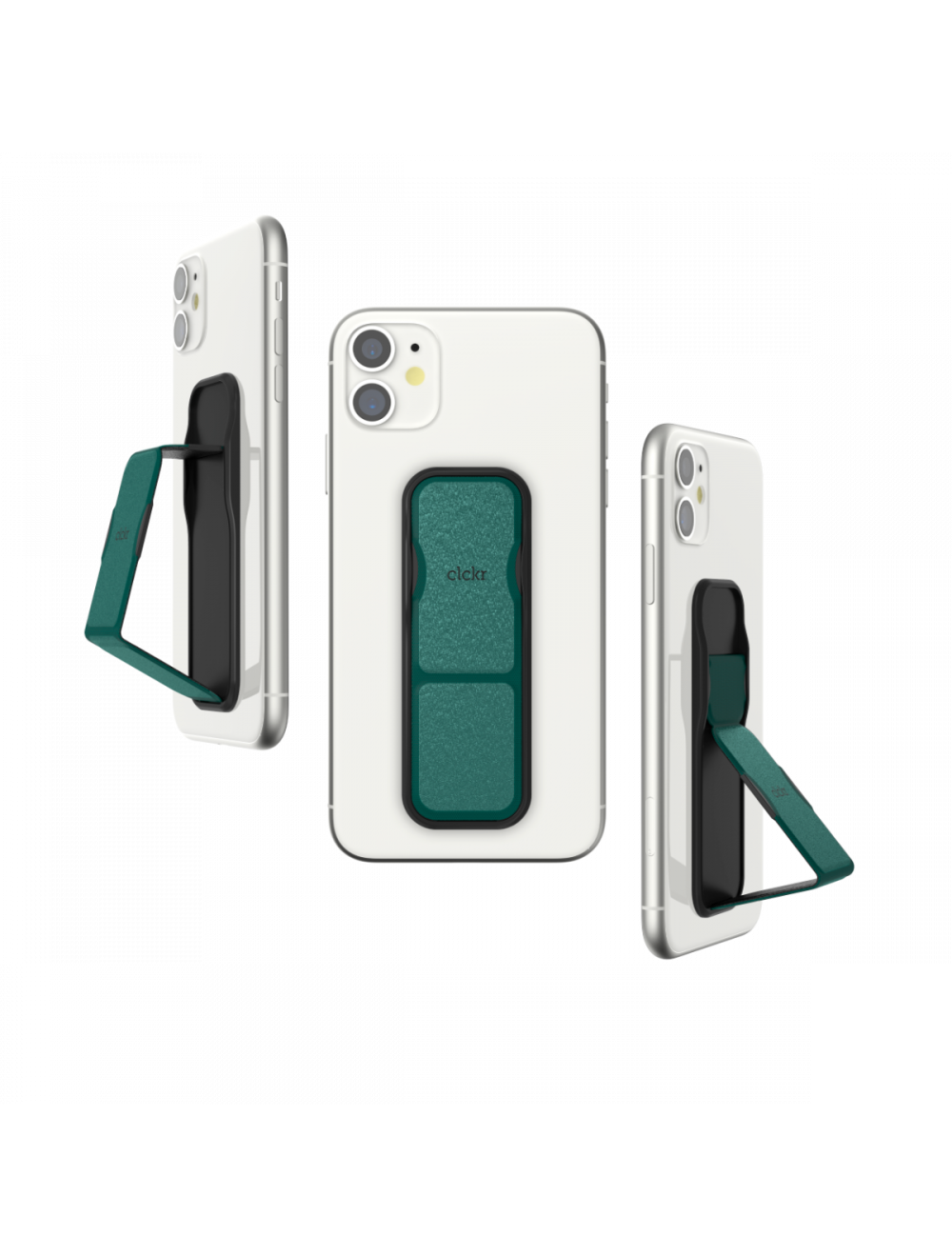 Reflective Universal Phone Stand & Grip - Green