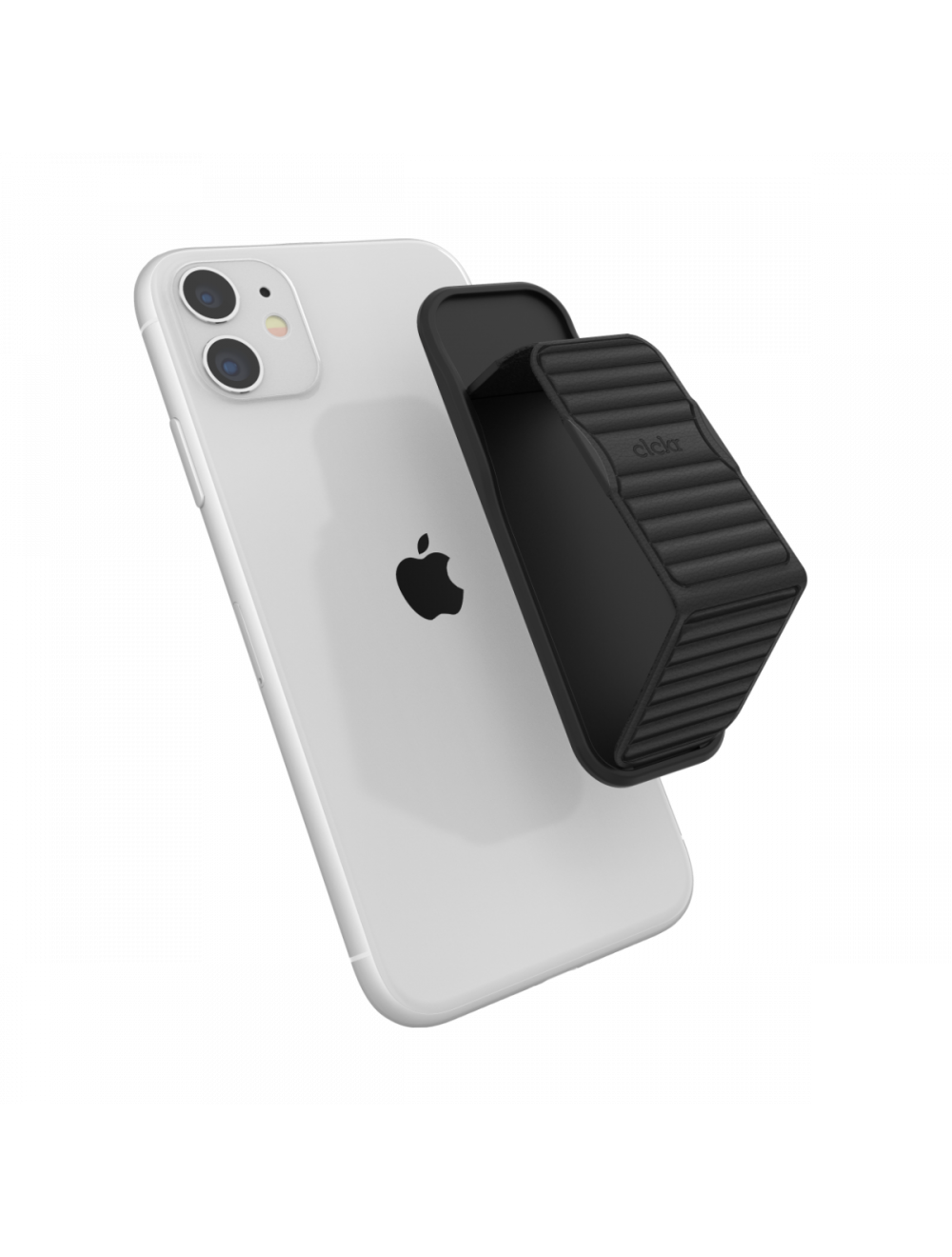 Pebbled Universal Phone Stand & Grip - Black