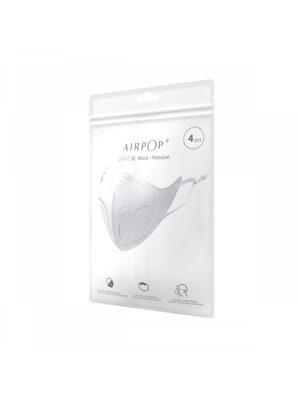 Airpop LIGHT SE (4pcs) White