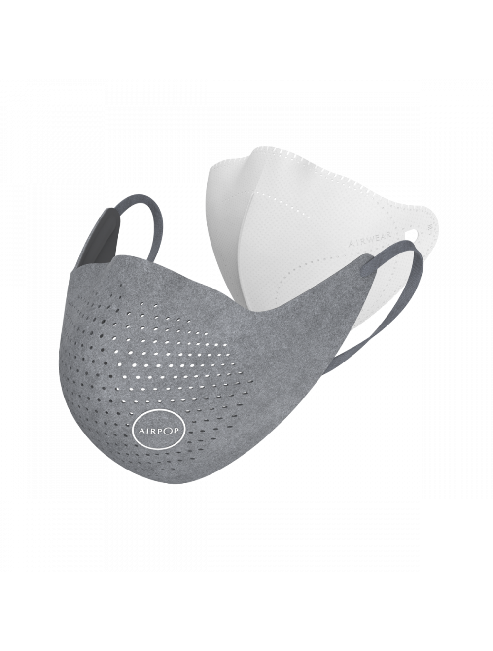AirPop Original High-Performance Face Mask - Grey