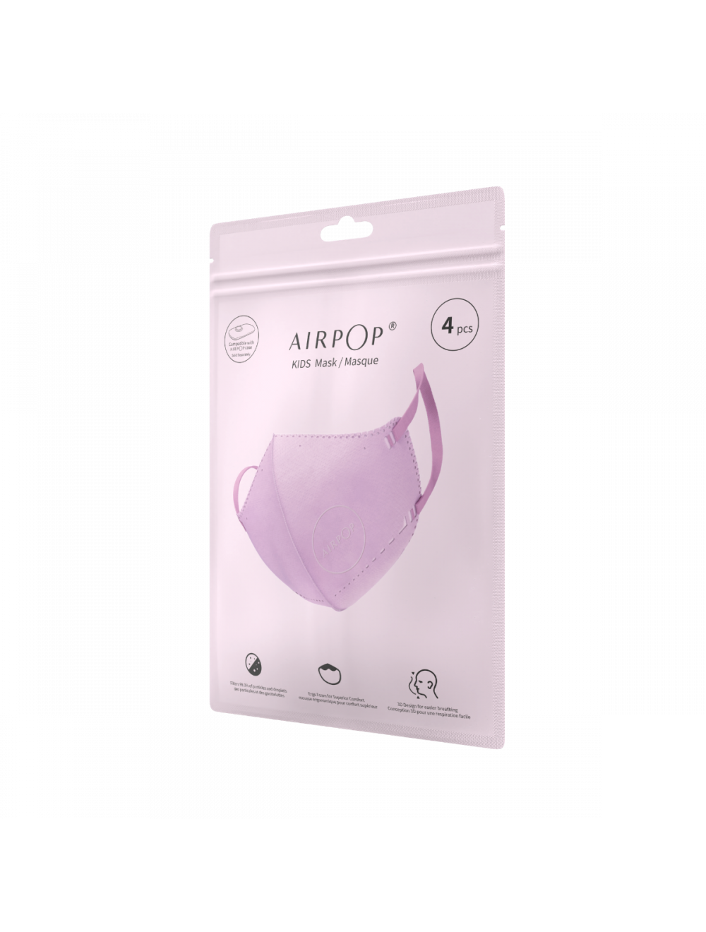 Airpop Kids NV (4pcs) Pink