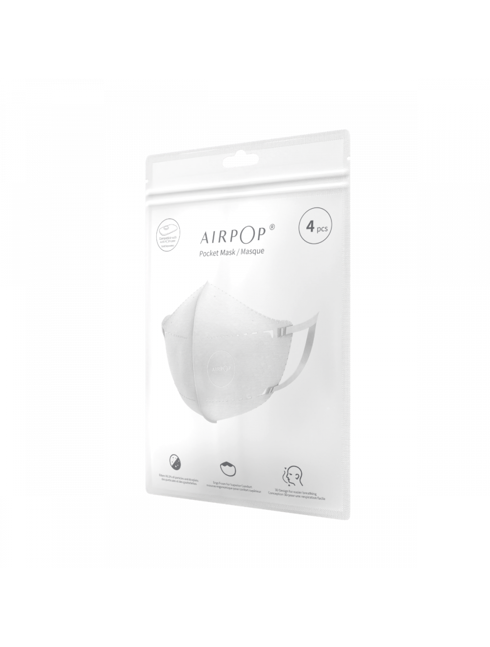 Pocket Mask NV (4pcs) White