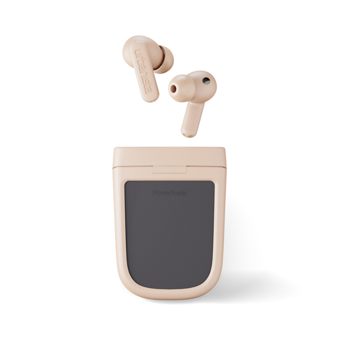Phoenix Solar Powered Bluetooth Earphones - Rose