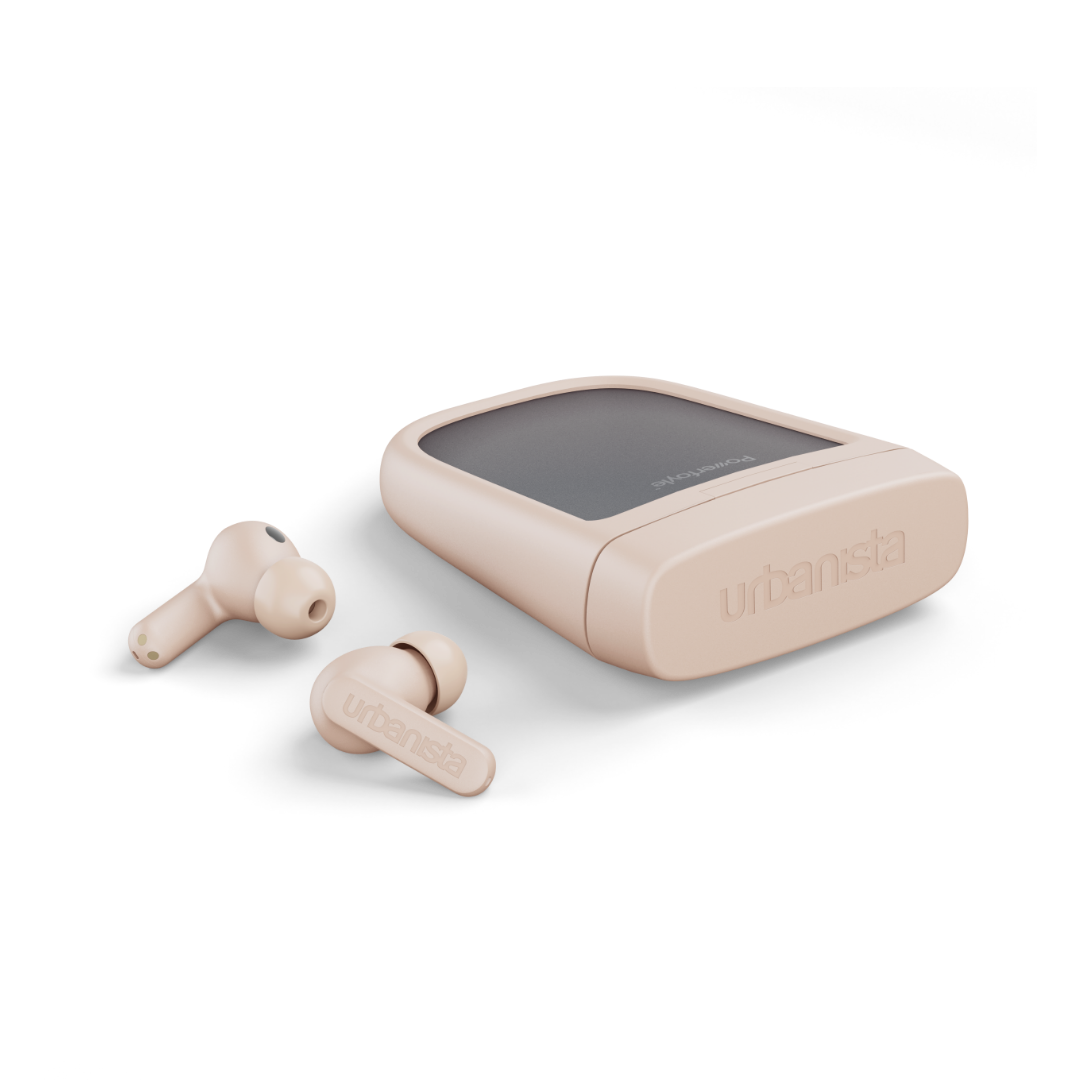 Phoenix Solar Powered Bluetooth Earphones - Rose