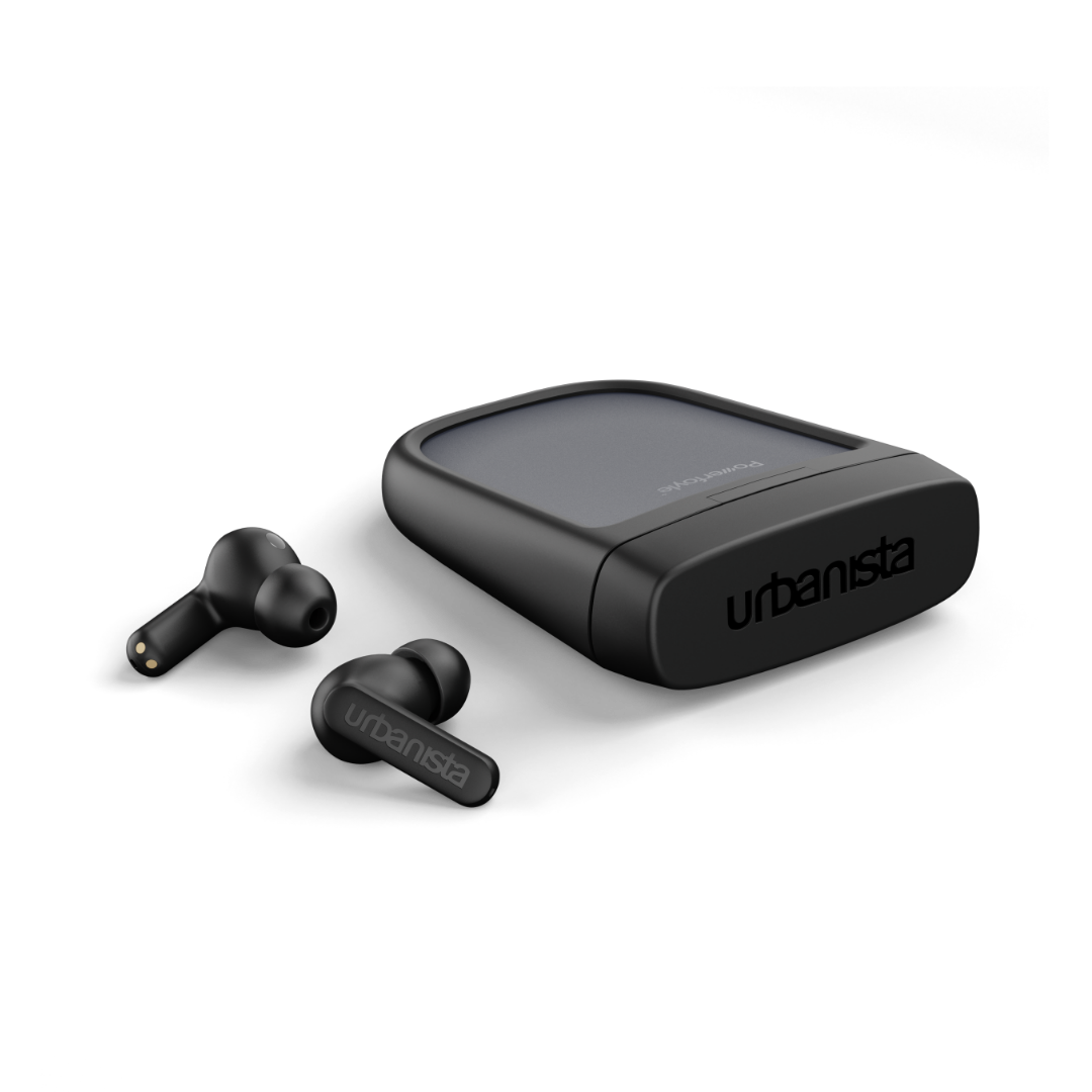 Phoenix Solar Powered Bluetooth Earphones - Black