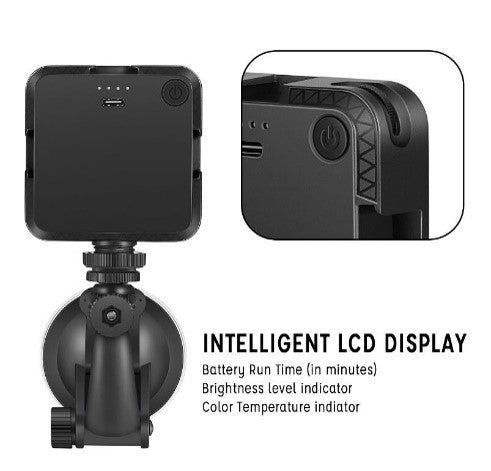 Xqisit Laptop Light with Suction - Black