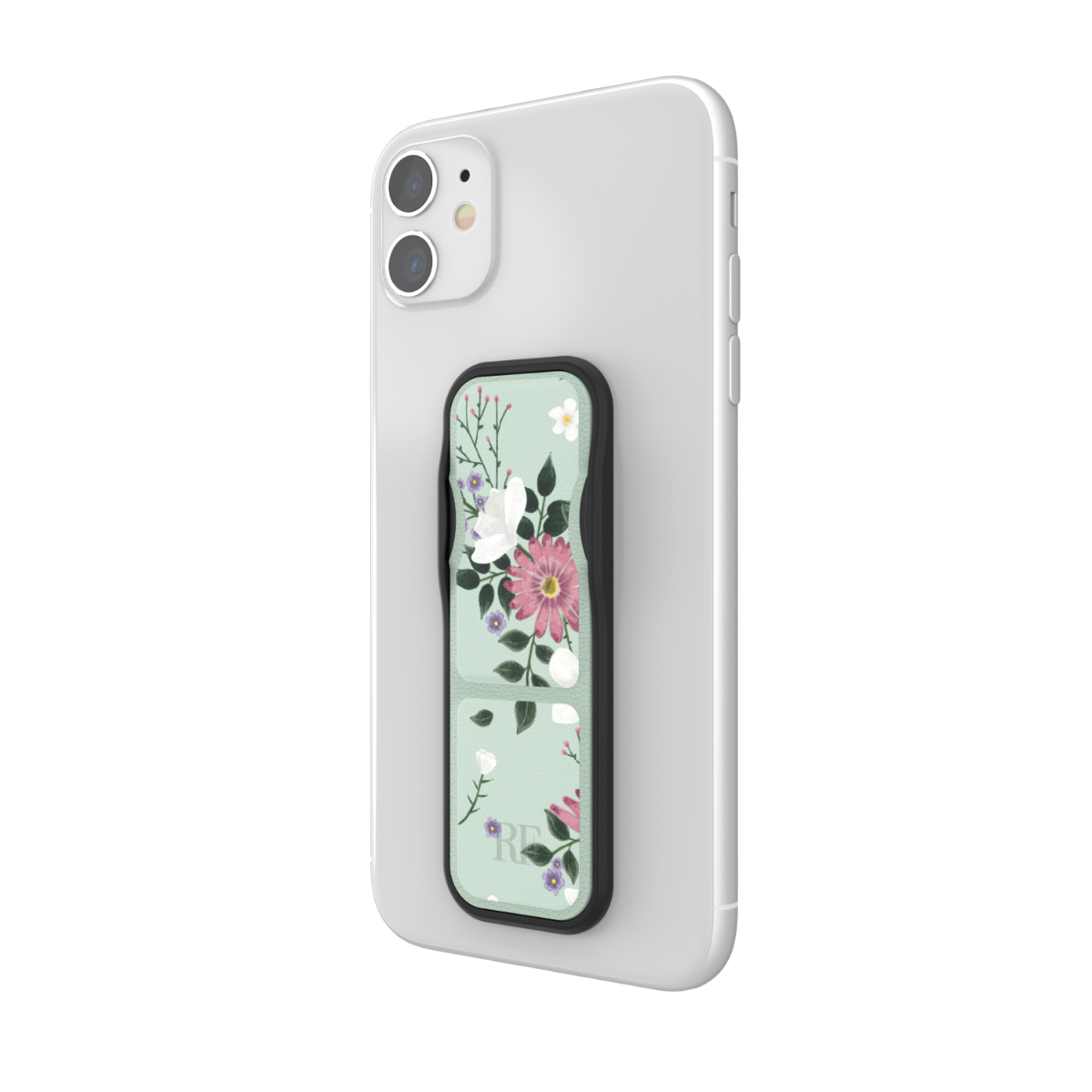 Sweet Mint Floral Universal Phone Stand & Grip