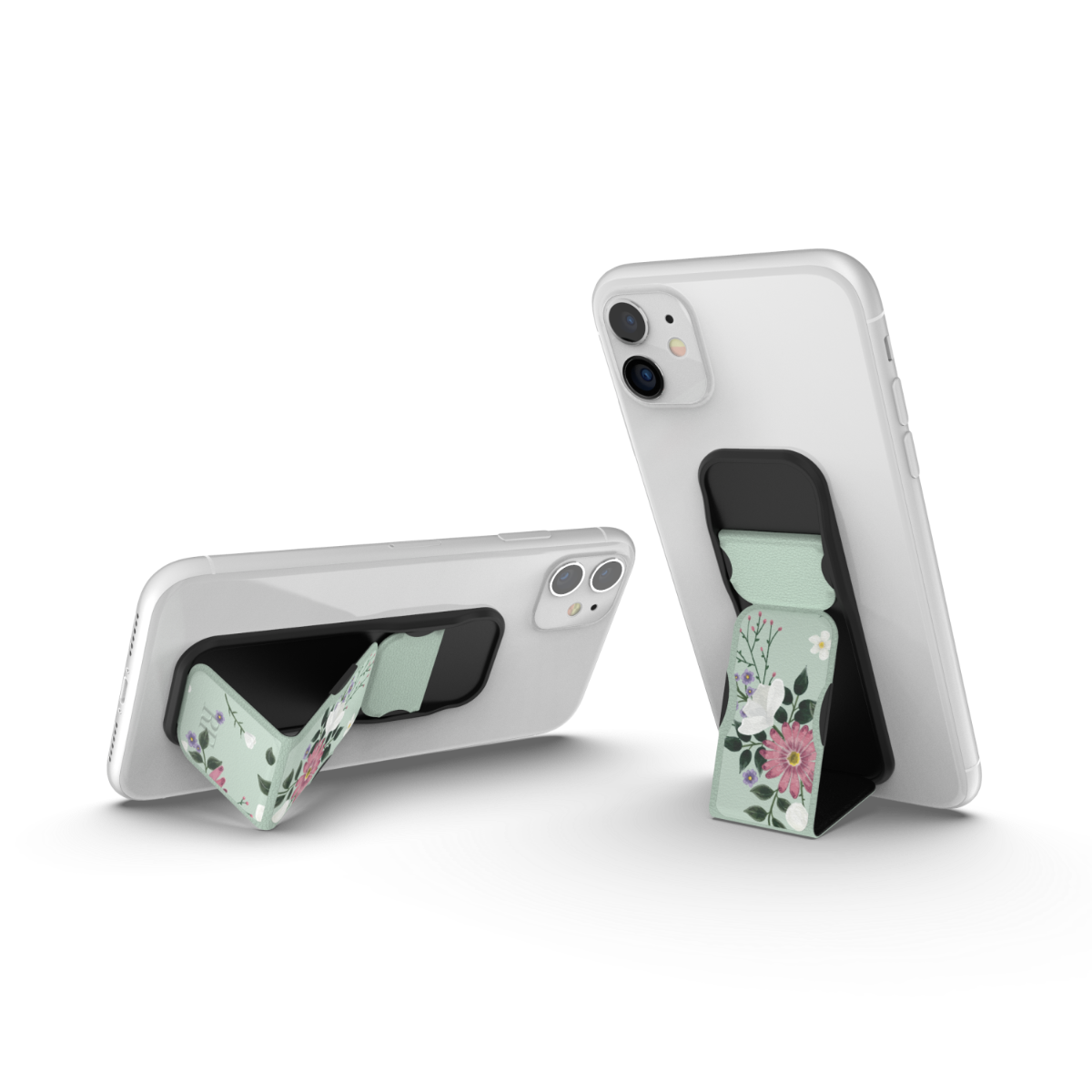Sweet Mint Floral Universal Phone Stand & Grip