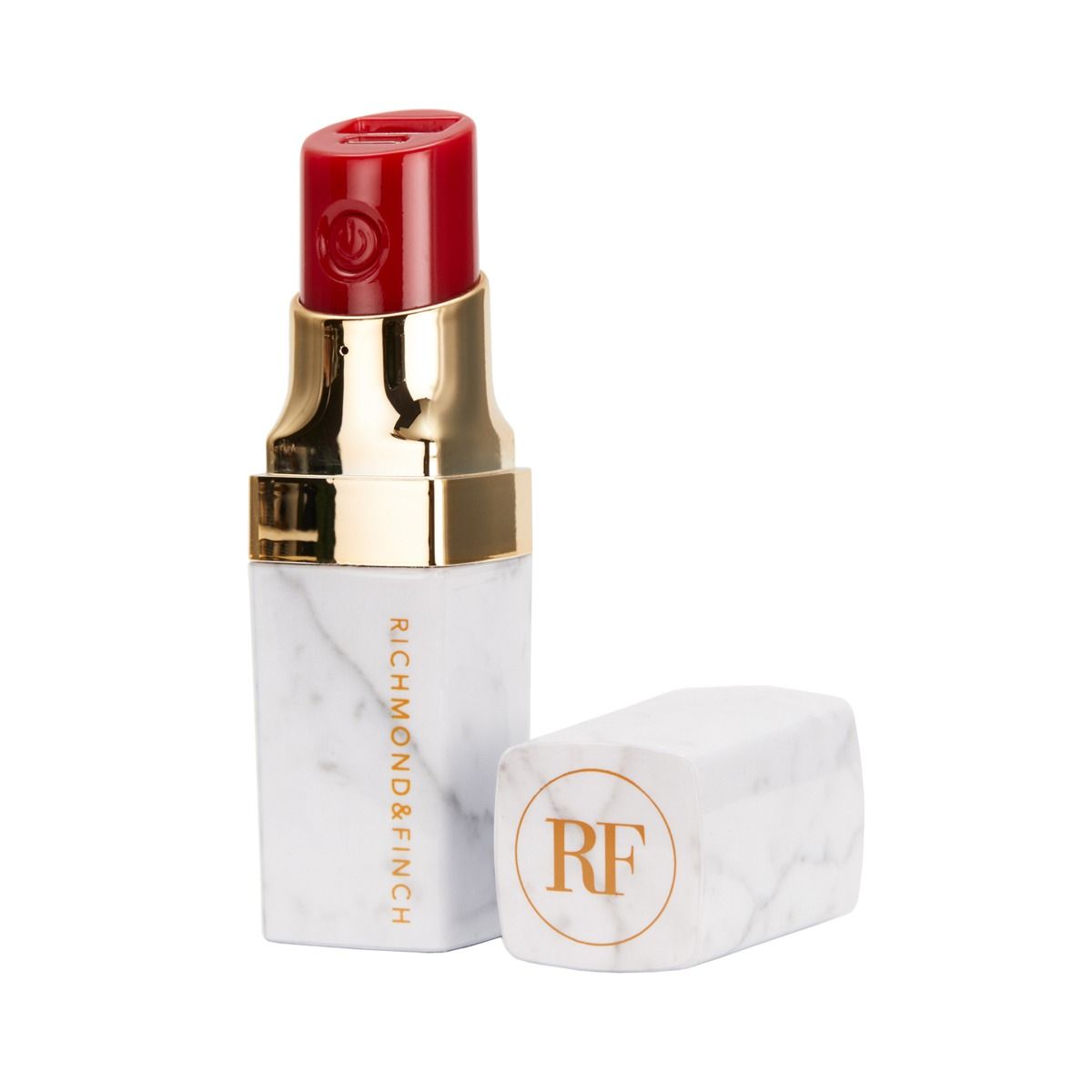 Lipstick Powerbank - White Marble