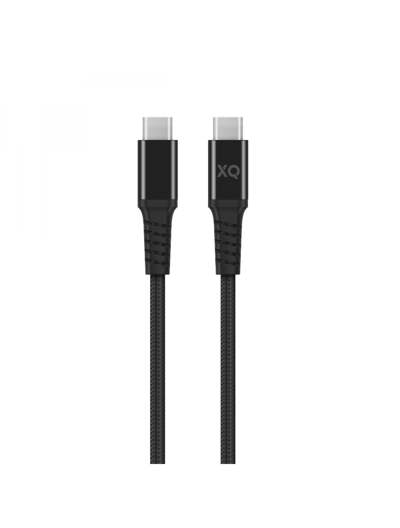 Braided USB C 3.1 to USB C 3.1 200cm Black