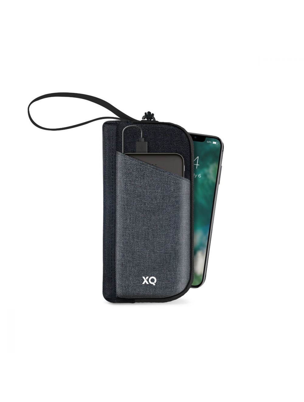 UV Bag with built in 5000 mAh Power Bank Black