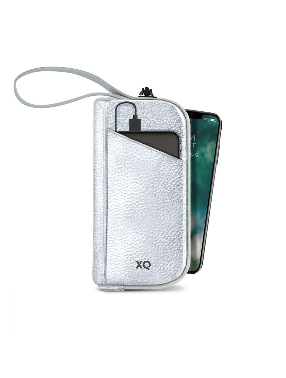 UV Bag with built in 5000 mAh Power Bank Silver
