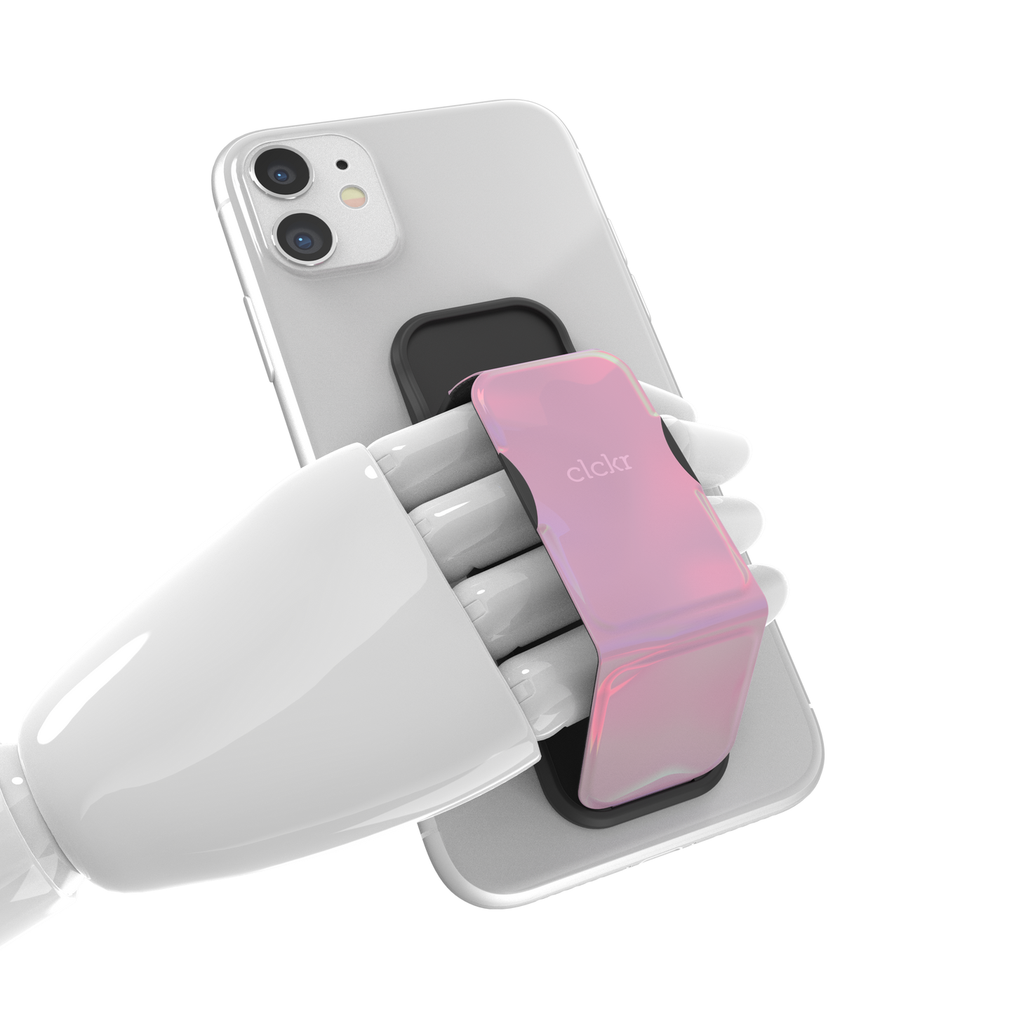 Holographic Universal Phone Stand & Grip - Pink