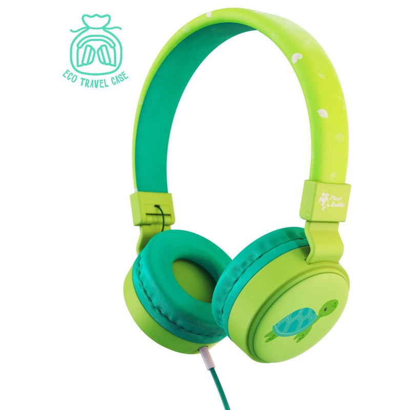 Milo the Turtle Wired Headphones Green
