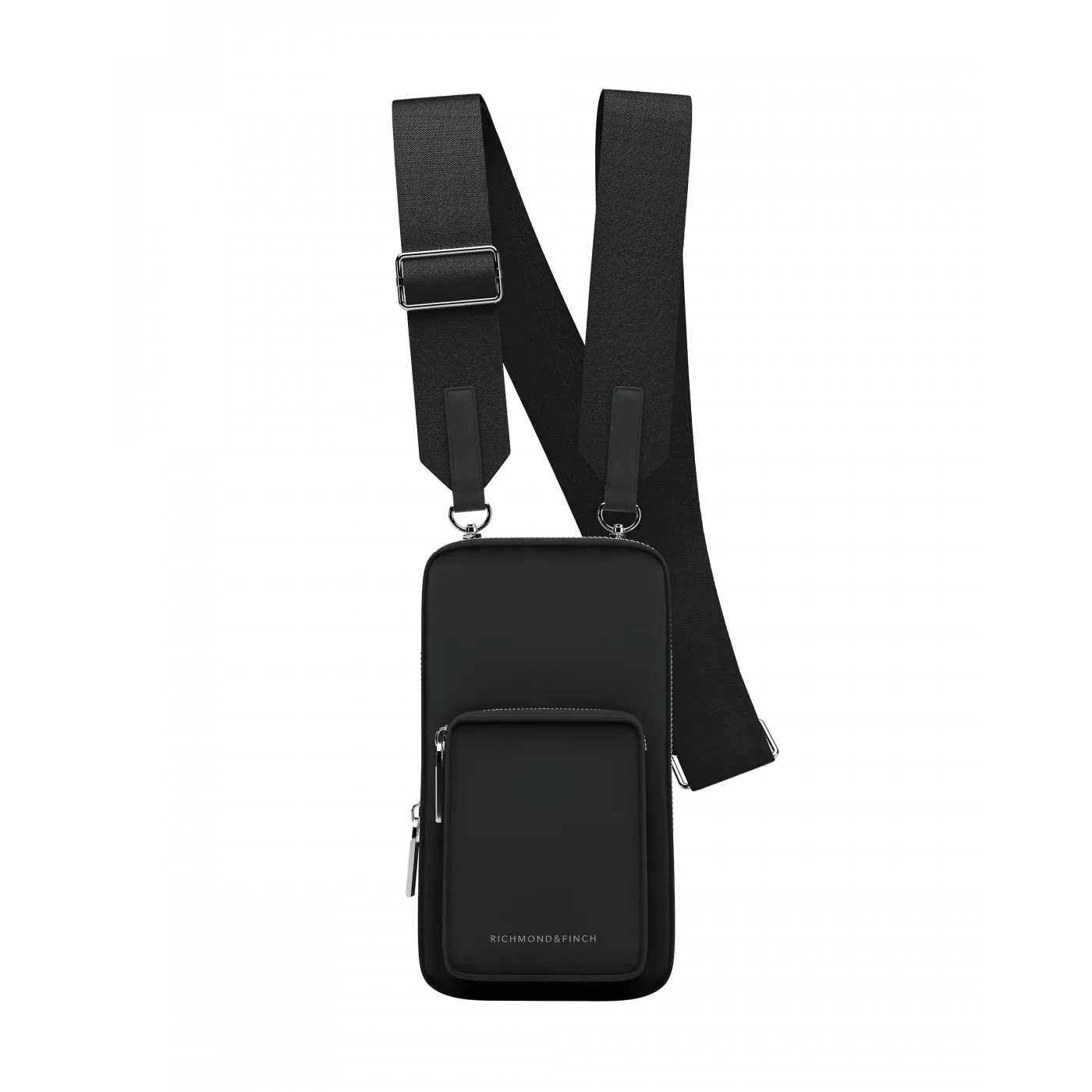 Pouch with Detachable Strap - Black