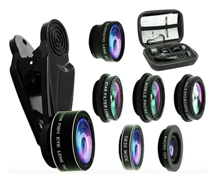 Xqisit 7-in-1 Photo Lens Pack - Black