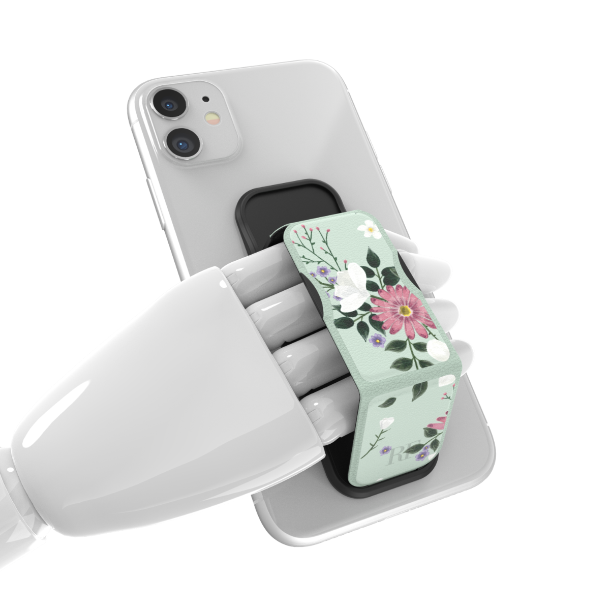 Sweet Mint Floral Universal Phone Stand & Grip