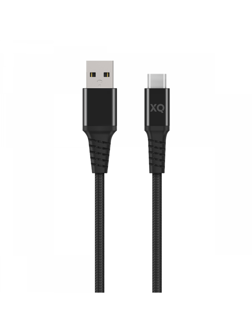 Braided USB C 3.0 to USB A 200cm Black