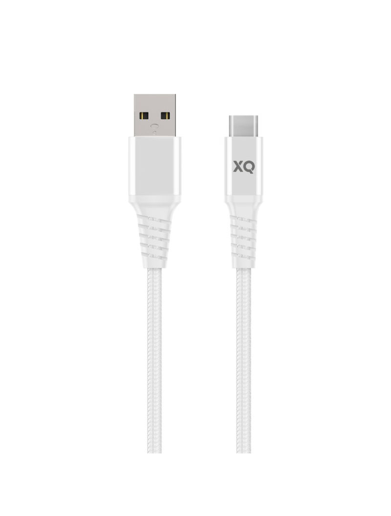 Braided USB C 3.0 to USB A 200cm White